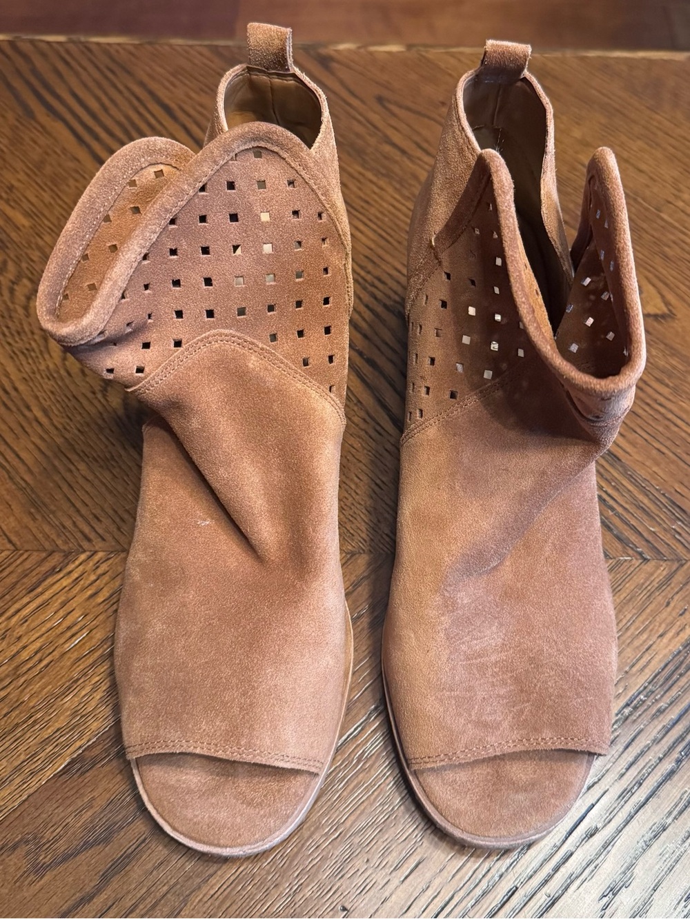 Gianni Bini Peep Toe Boots